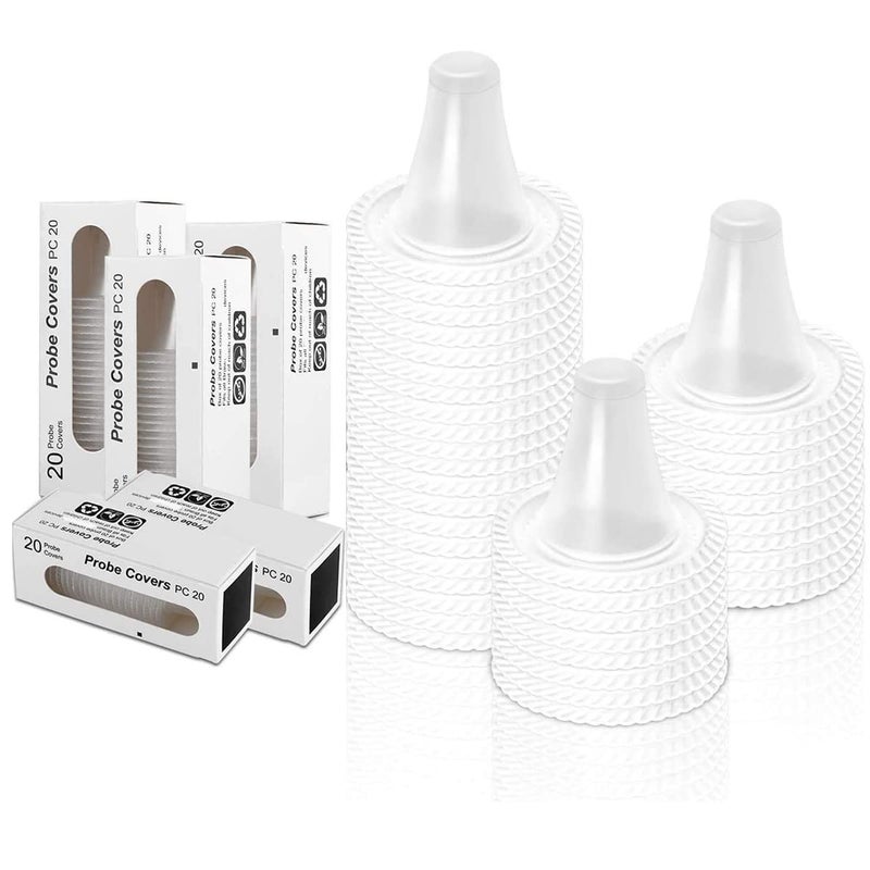 MOZEEDA 800 Pack Ear Thermometer Probe Covers/Refill Caps/Lens Filters for All Braun Thermometers Models and Other Types of Digital Disposable - Image 1